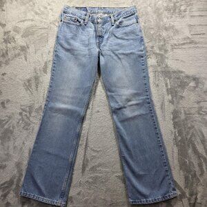 Vintage Levis 518 Jeans Womens 11 Medium Blue Superlow Boot Cut Denim USA Y2K